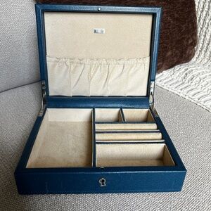 Coach Blue and Cream Accessory Box